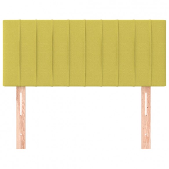 Tête de lit Vert 90x5x78/88 cm Tissu