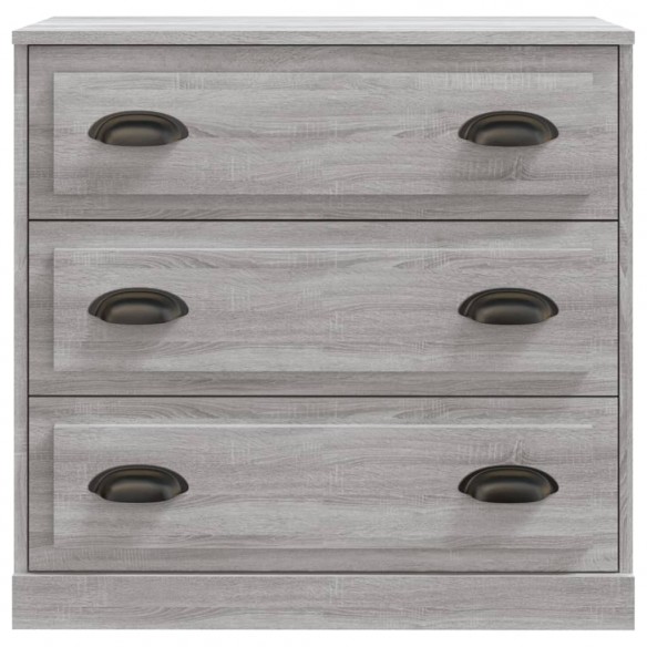 Buffet sonoma gris 70x35,5x67,5 cm bois d'ingénierie