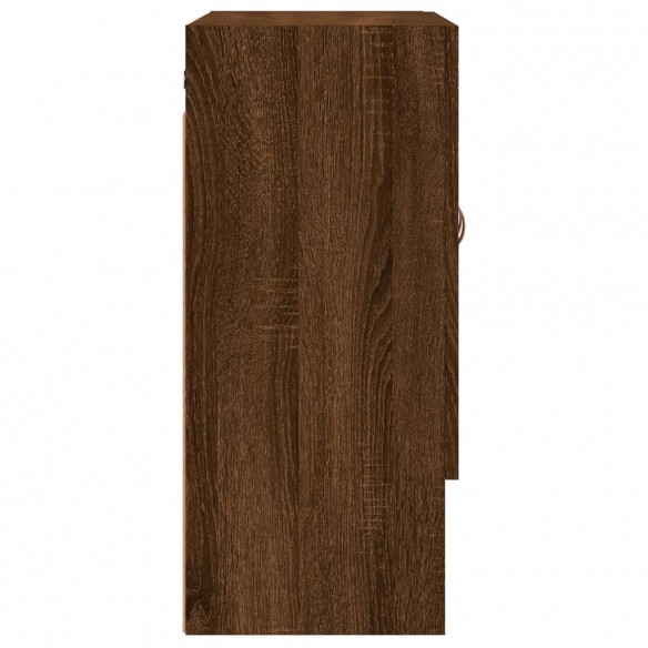 Armoire murale chêne marron 60x31x70 cm bois d'ingénierie