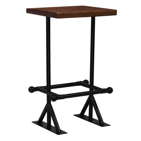 Mobilier de bar 3 pcs Bois de récupération massif