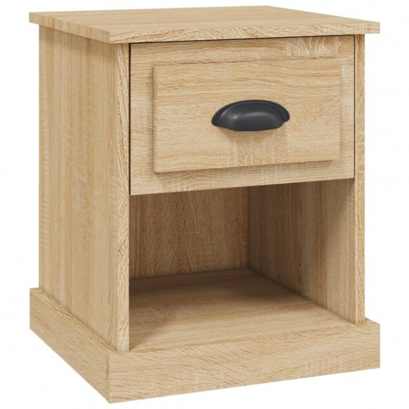 Table de chevet chêne sonoma 39x39x47,5 cm bois d'ingénierie