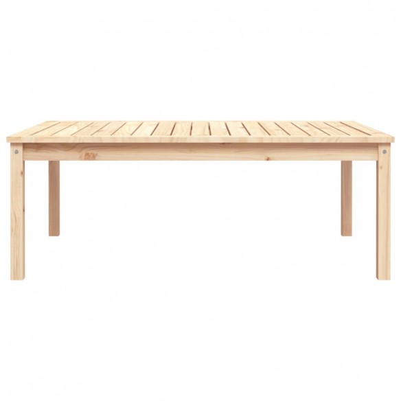 Table de jardin 121x82,5x45 cm bois massif de pin