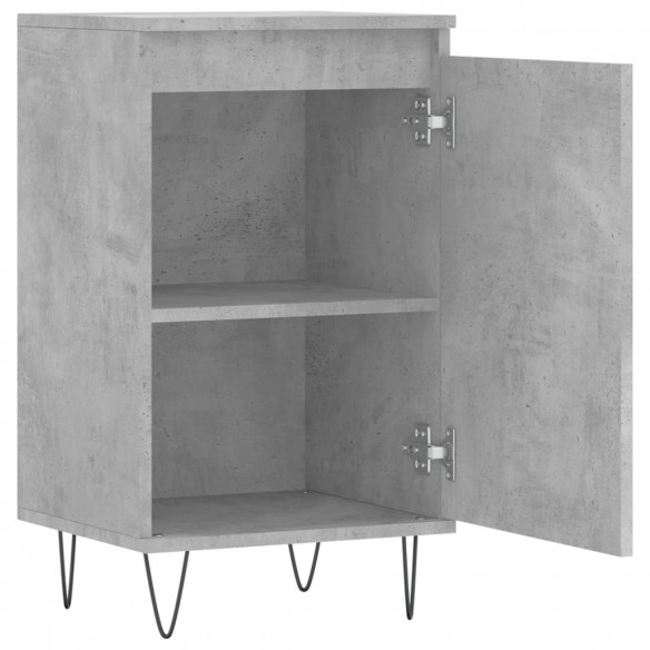 Buffets 2 pcs gris béton 40x35x70 cm bois d'ingénierie