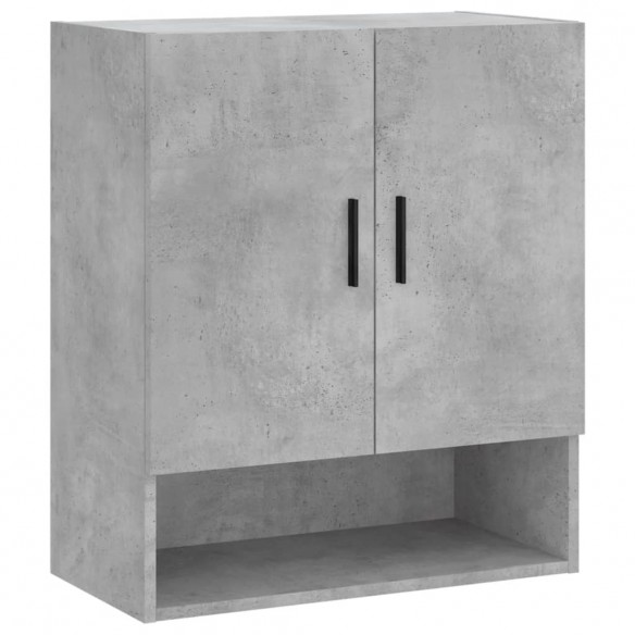 Armoire murale gris béton 60x31x70 cm bois d'ingénierie