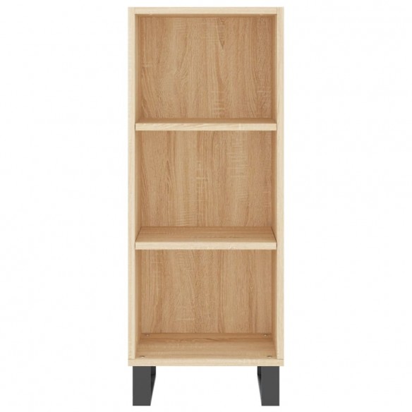 Buffet haut Chêne sonoma 34,5x32,5x180 cm Bois d'ingénierie