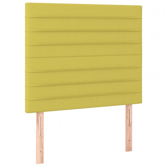 Têtes de lit 2 pcs Vert 80x5x78/88 cm Tissu