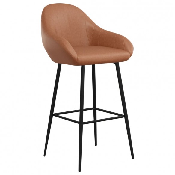 Tabouret de bar Marron clair Similicuir