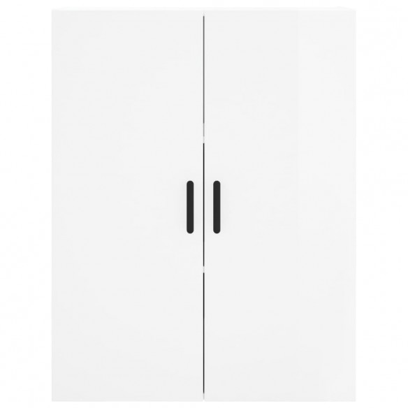 Armoires murales 2 pcs blanc brillant 69,5x34x90 cm