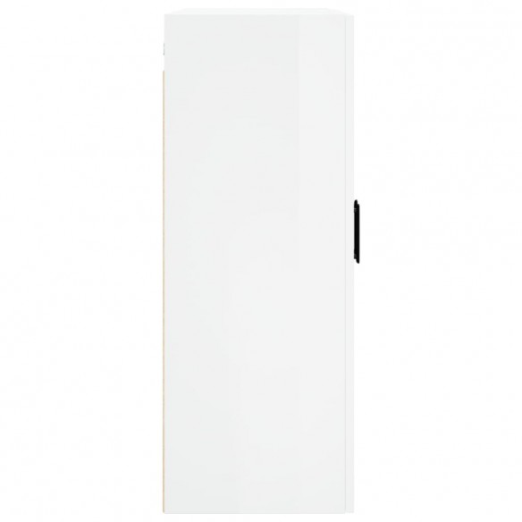 Armoires murales 2 pcs blanc brillant 69,5x34x90 cm