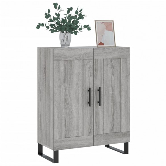 Buffet sonoma gris 69,5x34x90 cm bois d'ingénierie