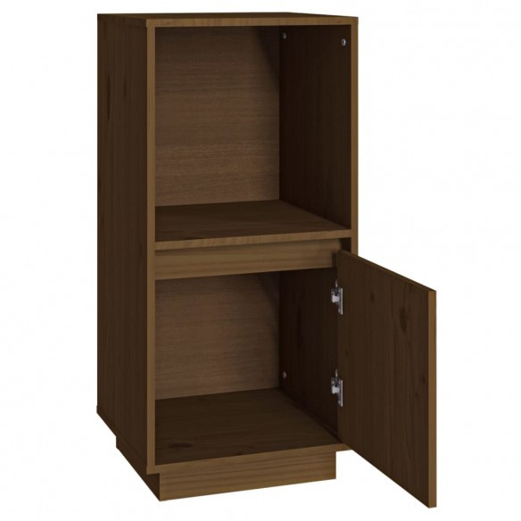 Buffet Marron miel 38x35x80 cm Bois massif de pin