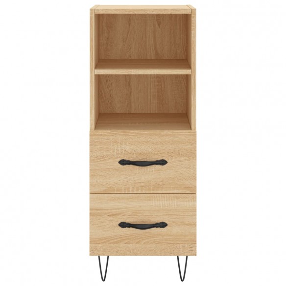 Buffet Chêne sonoma 34,5x34x90 cm Bois d'ingénierie