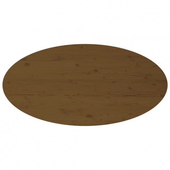 Table basse Marron miel 110x55x45 cm Bois massif de pin