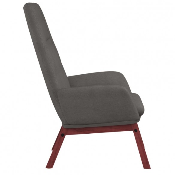 Chaise de relaxation Gris clair Tissu