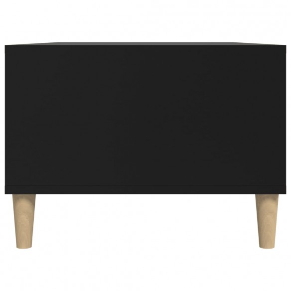 Table basse Noir 90x50x36,5 cm Bois d'ingénierie