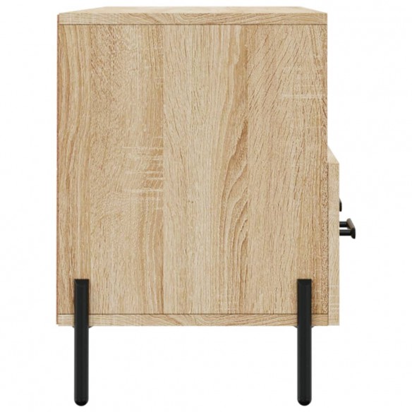 Meuble TV chêne sonoma 102x36x50 cm bois d'ingénierie