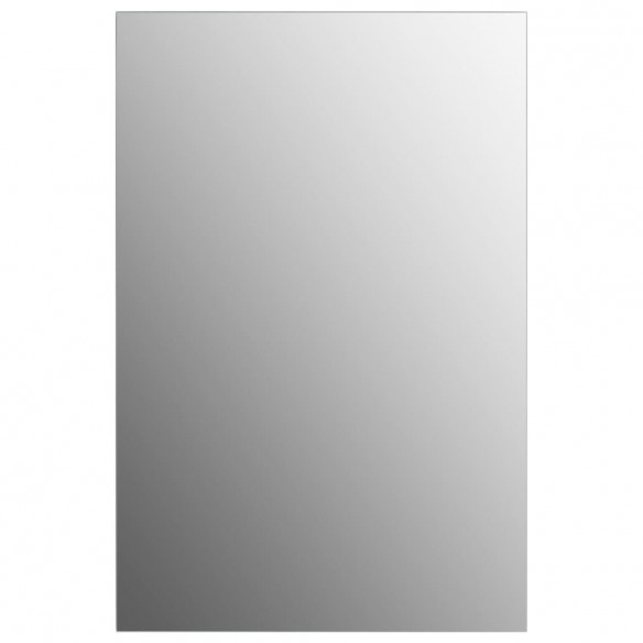 Miroir mural avec lampes LED Rectangulaire Verre