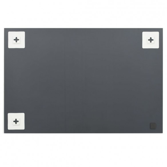 Miroir mural avec lampes LED Rectangulaire Verre