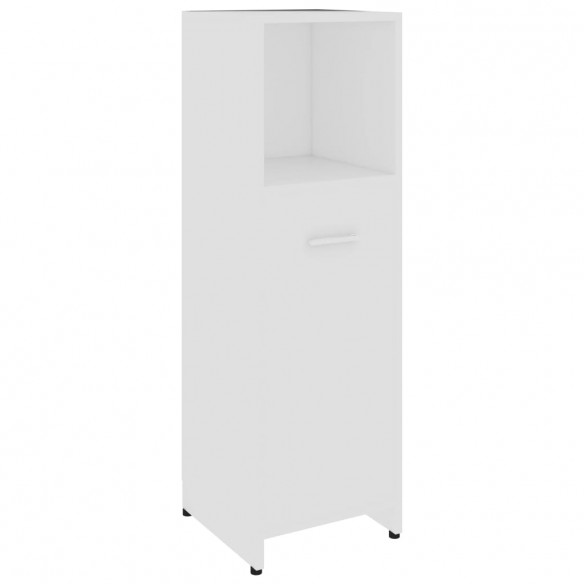 Armoire de salle de bain Blanc 30x30x95 cm Aggloméré