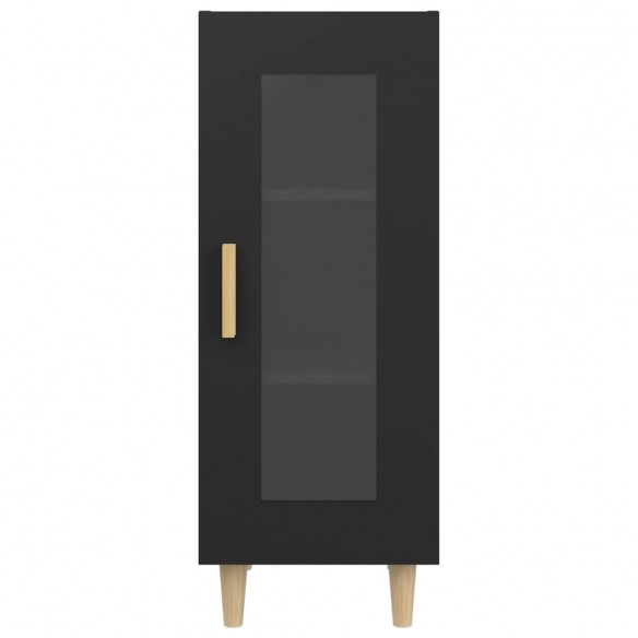 Buffet Noir 34,5x34x90 cm Bois d'ingénierie