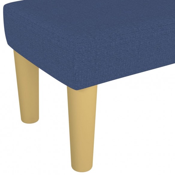 Banc Bleu 70x30x30 cm Tissu