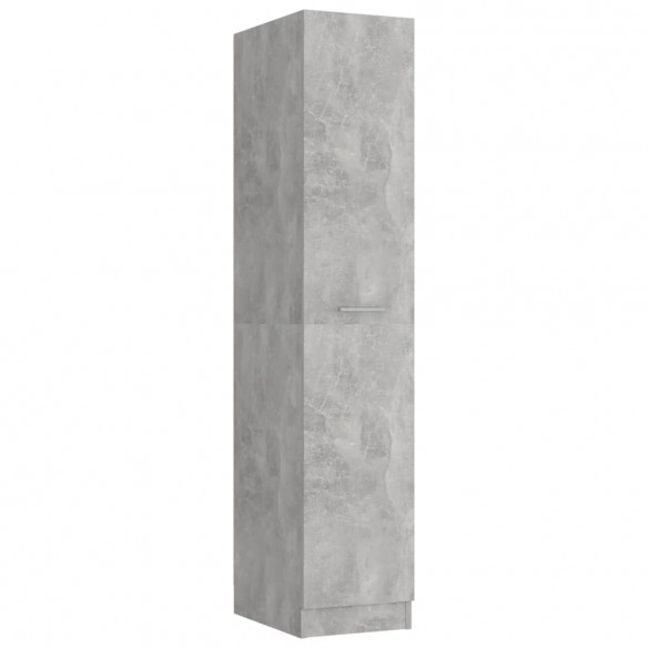 Armoire d'apothicaire Gris béton 30x42,5x150 cm Aggloméré