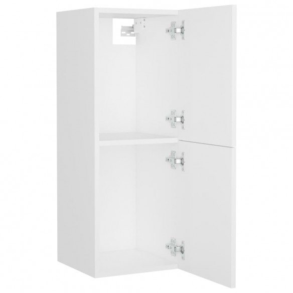 Armoire de salle de bain Blanc 30x30x80 cm Aggloméré