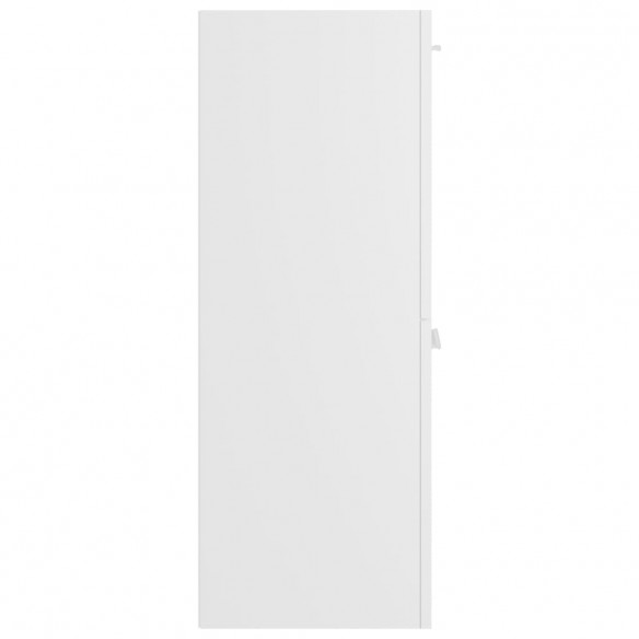 Armoire de salle de bain Blanc 30x30x80 cm Aggloméré