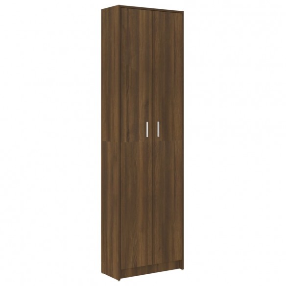 Garde-robe couloir Chêne marron 55x25x189 cm Bois d'ingénierie