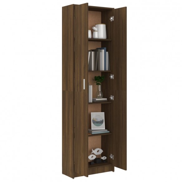 Garde-robe couloir Chêne marron 55x25x189 cm Bois d'ingénierie