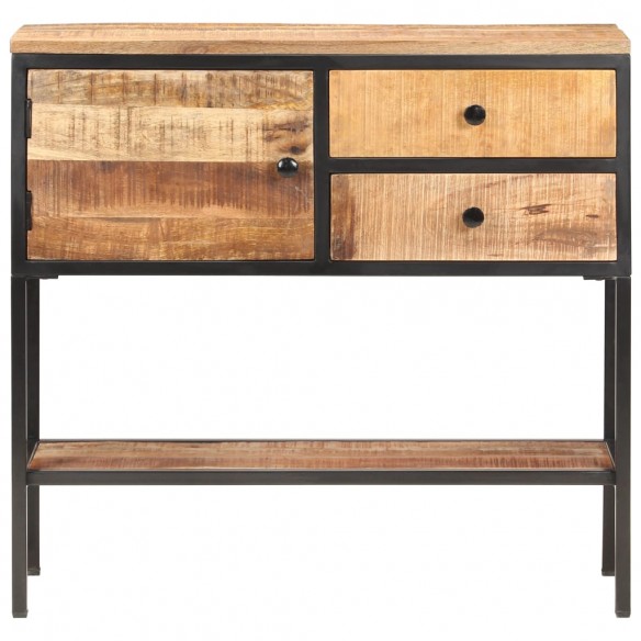 Buffet 85x30x80 cm Bois de manguier brut