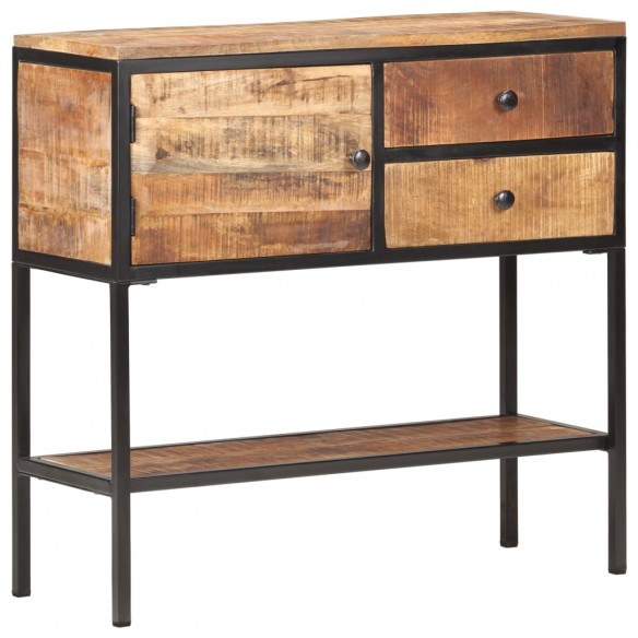 Buffet 85x30x80 cm Bois de manguier brut