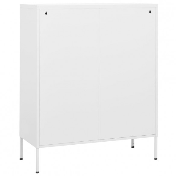 Armoire de rangement Blanc 80x35x101,5 cm Acier