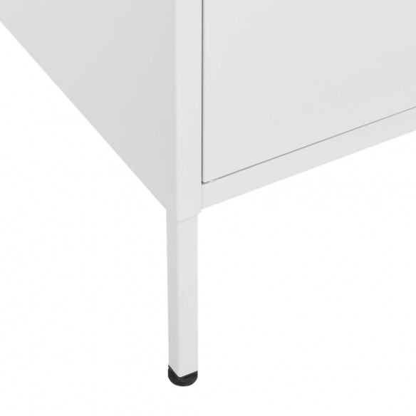 Armoire de rangement Blanc 80x35x101,5 cm Acier