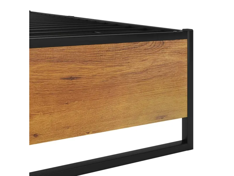 Lit Noir Métal 160x200 cm