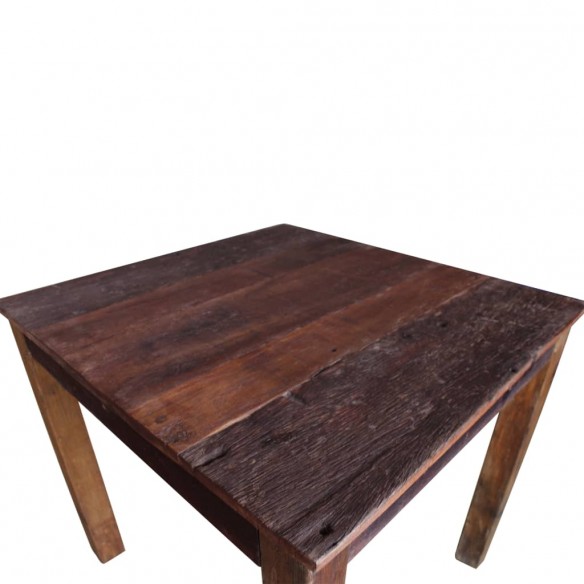 Table de salle à manger Bois de récupération massif 82x80x76 cm