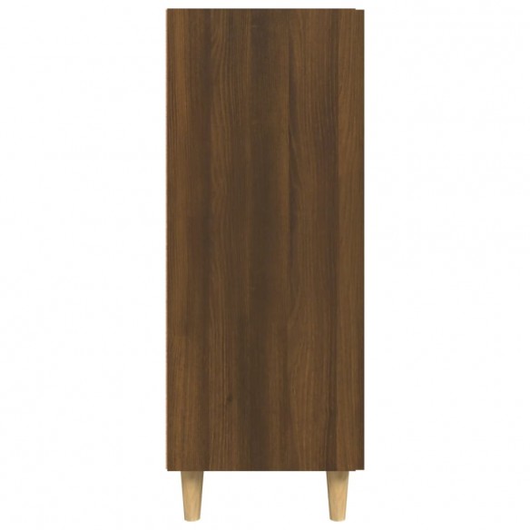 Buffet chêne marron 69,5x34x90 cm bois d'ingénierie