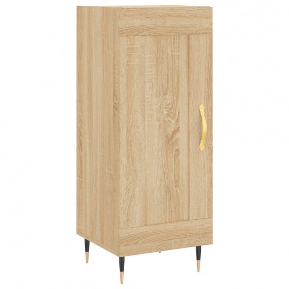 Buffet haut Chêne sonoma 34,5x34x180 cm Bois d'ingénierie