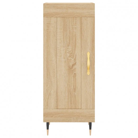 Buffet haut Chêne sonoma 34,5x34x180 cm Bois d'ingénierie