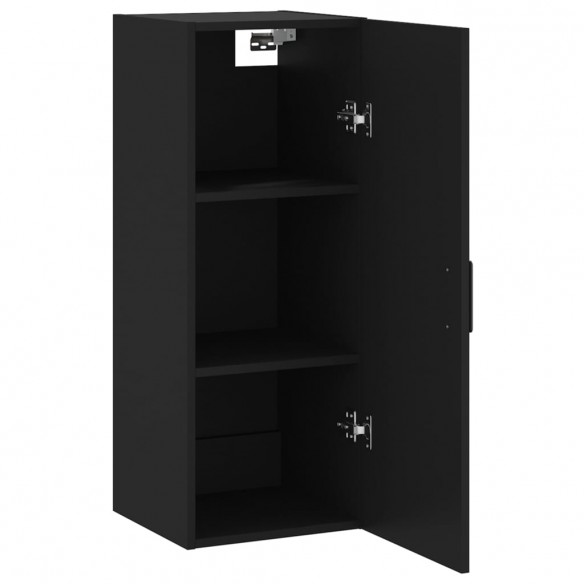 Armoire murale noir 34,5x34x90 cm