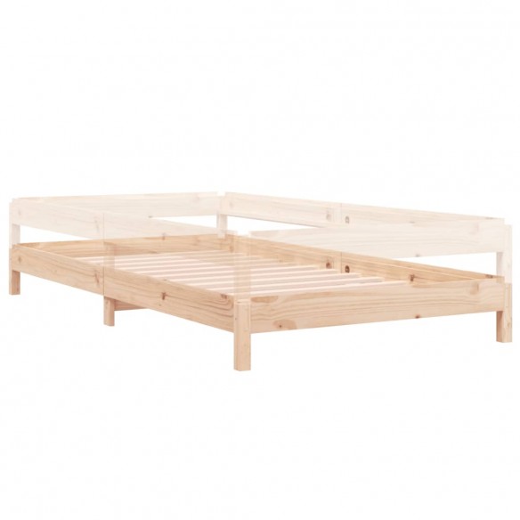 Lit empilable 80x200 cm Bois de pin massif