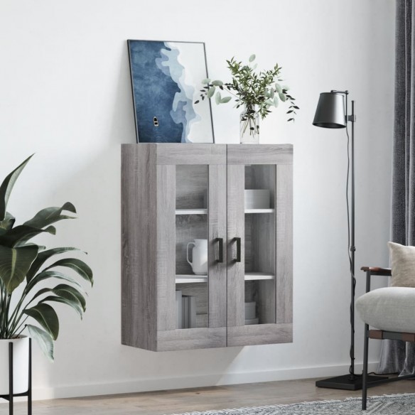 Armoire murale sonoma gris 69,5x34x90 cm