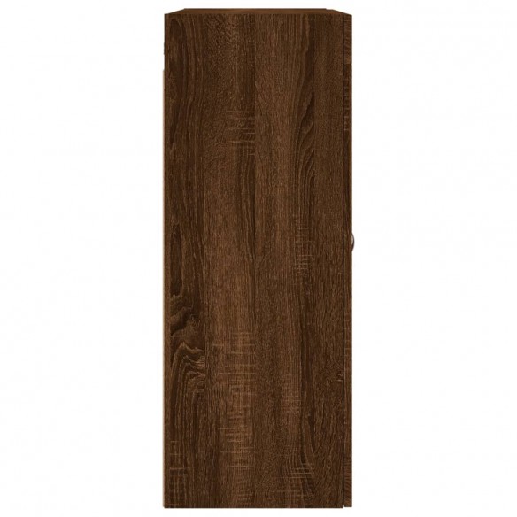 Armoires murales 2 pcs chêne marron bois d'ingénierie