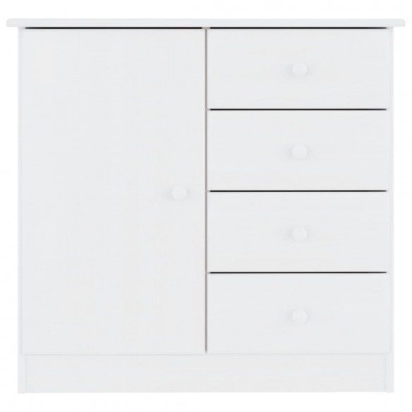 Buffet ALTA blanc 77x35x73 cm bois massif de pin