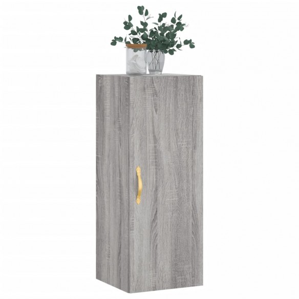 Armoire murale sonoma gris 34,5x34x90 cm