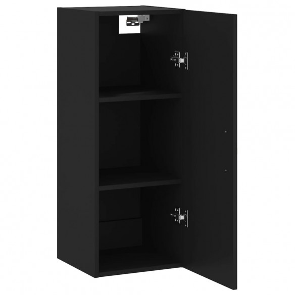 Armoire murale noir 34,5x34x90 cm