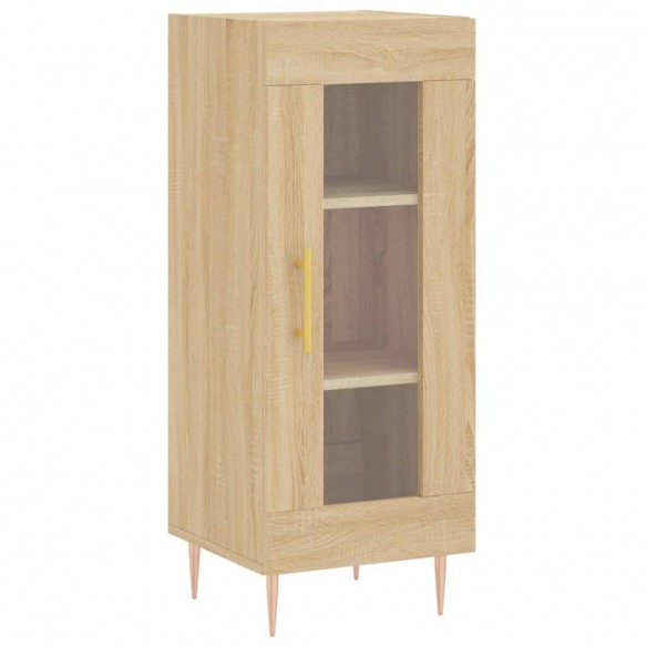 Buffet haut Chêne sonoma 34,5x34x180 cm Bois d'ingénierie