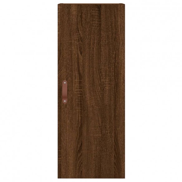 Armoire murale chêne marron 34,5x34x90 cm