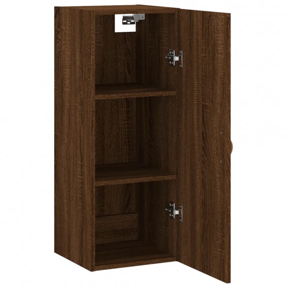 Armoire murale chêne marron 34,5x34x90 cm