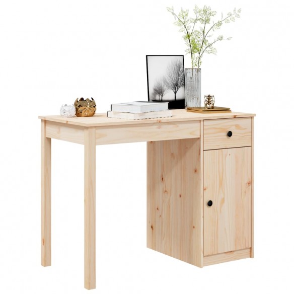 Bureau 100x50x75 cm Bois massif de pin